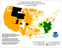 Palmer Drought Map