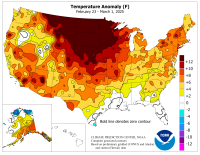 Departure of Average Temperature From Normal