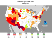 Palmer Hydrological Drought Index